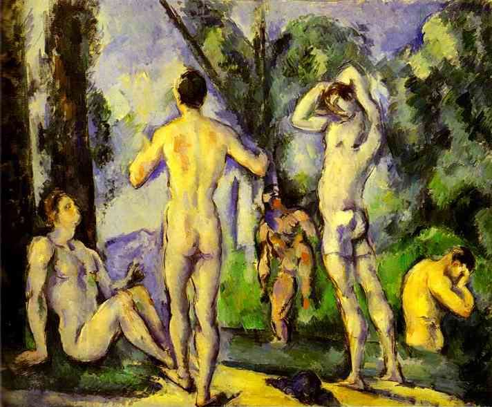 Paul Cezanne Bathers in the Open Air